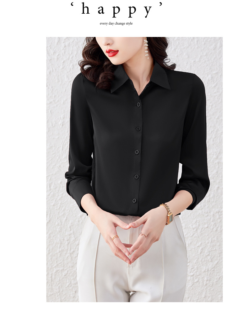 E9646 1520K ÁO SƠ MI NỮ XIAENHA MÙA XUÂN THU ĐÔNG THỜI TRANG NỮ LỤA TƠ TẰM G04 SẢN PHẨM MỚI