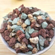 虹彩石多肉营养土用石植物拌土用彩虹石园艺铺面透水虹彩石颗粒