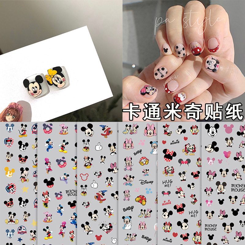 New Nail Art Stickers Cute Cartoon Mickey Series Nail 3D Decals Fairy Tale Mickey Mouse Nail Art Decorations New Nail Art Stickers Cute Cartoon Mickey Series Nail 3D Decals Fairy Tale Mickey Mouse Nail Art Decorations