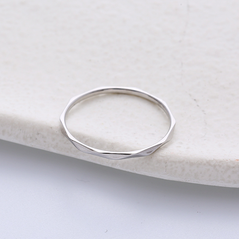 5g Weight PVD Coated Gold Plating Process Wholesale Jewelry Simple Style Solid Color 304 Stainless Steel No Inlaid 18K Gold Plated Rose Gold Plated Plating Stainless Steel Rings