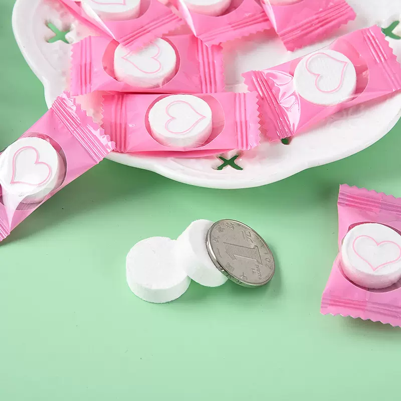 厂家制定一次性无纺布压缩方巾便携糖果洁面洗脸巾旅行小方巾散装