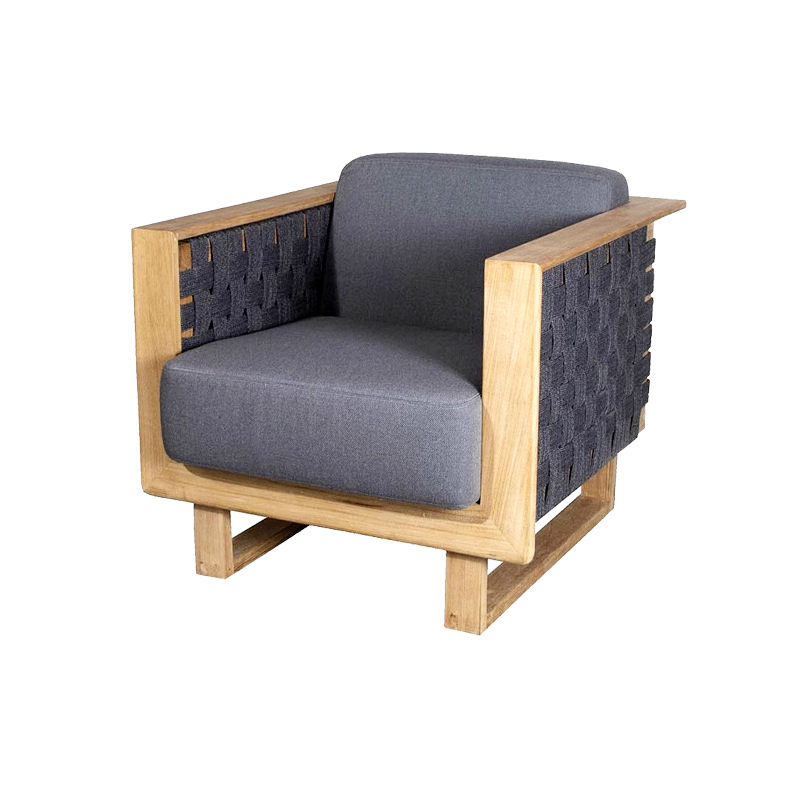 Sofá al aire libre patio villa jardín teca caña al aire libre ocio impermeable madera maciza vivienda muebles transfronterizos