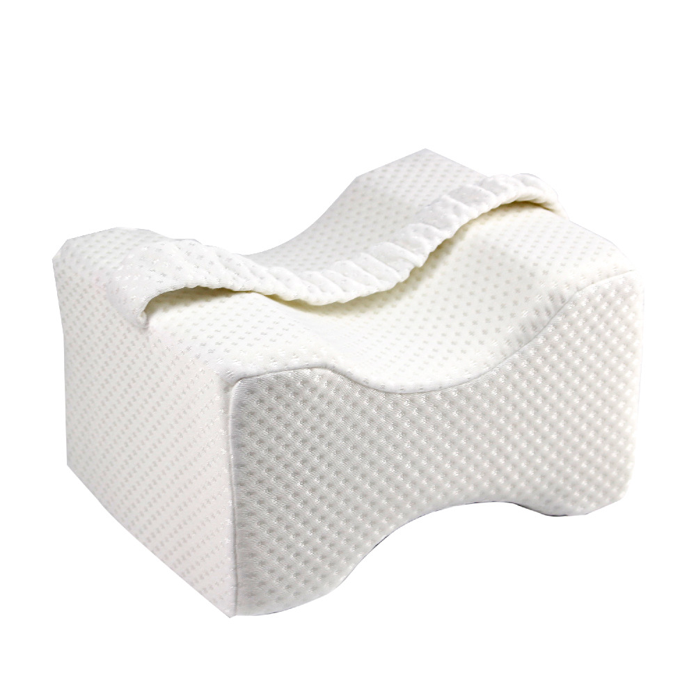 Almohada para piernas de Amazon con espuma viscoelástica de rebote lento, almohada para piernas y pies para mujeres embarazadas, almohada para rodillas, espuma viscoelástica para aliviar la presión y relajarse.