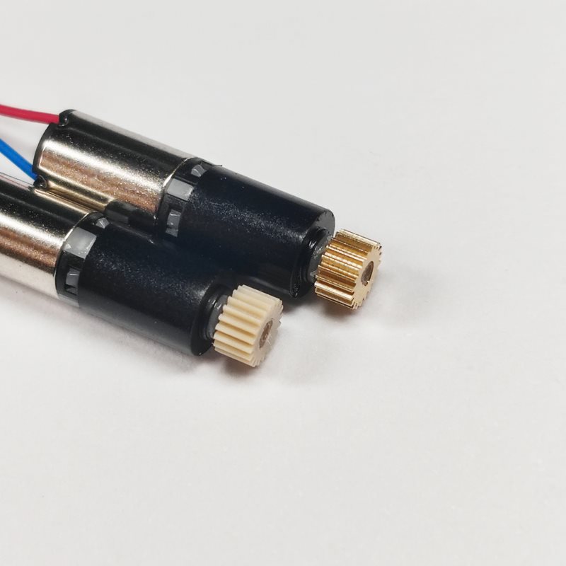 D型孔 0.2模20齿 孔2 PEEK 黄铜圆柱齿轮 6mm减速电机用D孔主齿轮