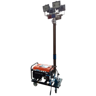 SFW6110B mobile emergency lighting vehicle pneumatic lifting work floodlight gasoline power generation lighting operation light