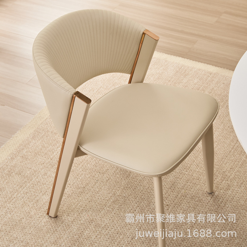 Italiano de lujo moderno simple taburetes de respaldo de diseño de alta calidad sillas de comedor sillas de comedor red