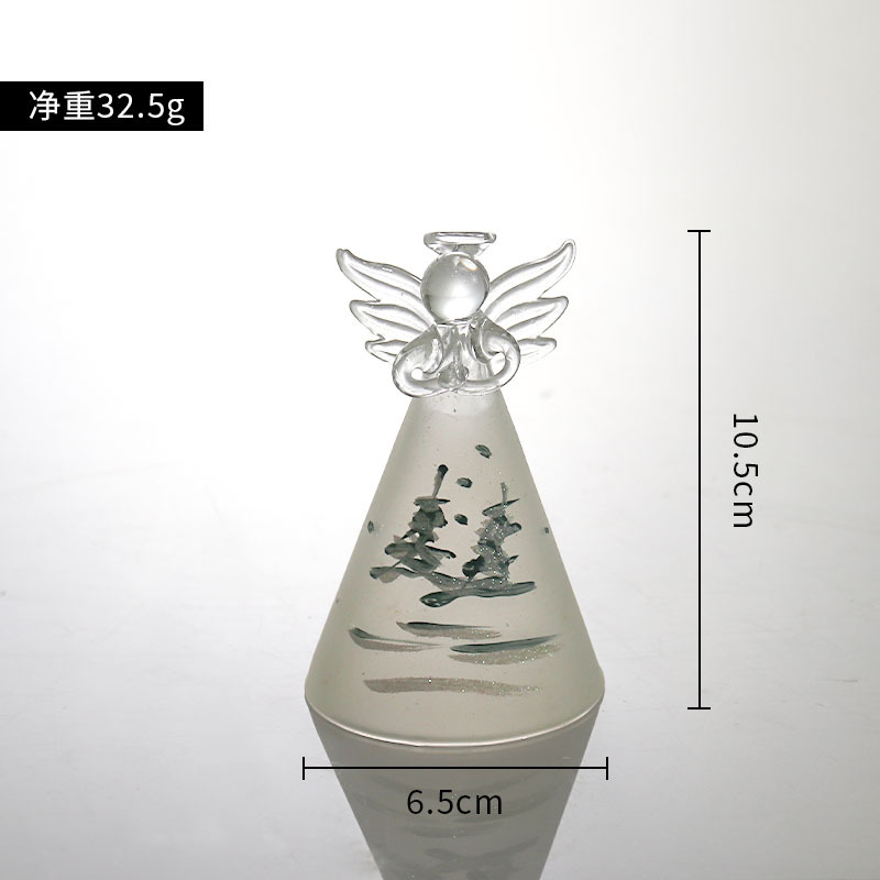 Figura de Ángel Pequeño Moderno y Minimalista con Alas, de Vidrio, Estilo Nórdico, para Sala de Estar, Mesa de Centro, Estudio, Geométrico Creativo.