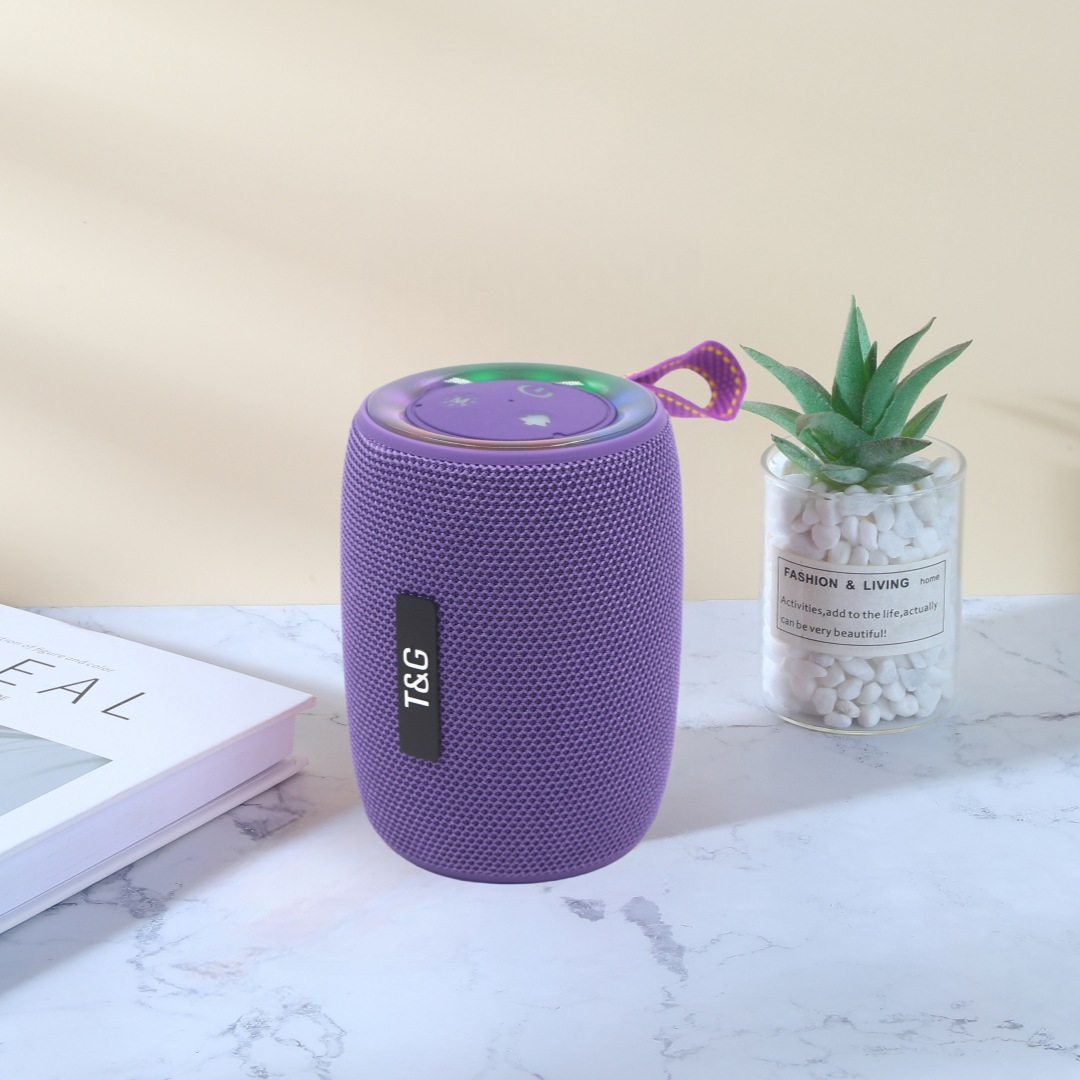Transfronterizo nuevo TG434 altavoz Bluetooth subwoofer tarjeta de enchufe inalámbrica al aire libre EQ efecto de sonido LED efecto de luz Bluetooth