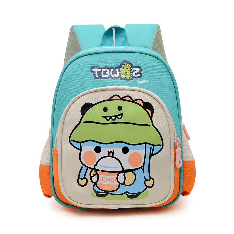 Mochila infantil transfronteriza de dibujos animados pequeños dinosaurios bolsas escolares para niños de jardín de infantes de 3 años de edad, 5 años de edad, mochila para niñas lindas
