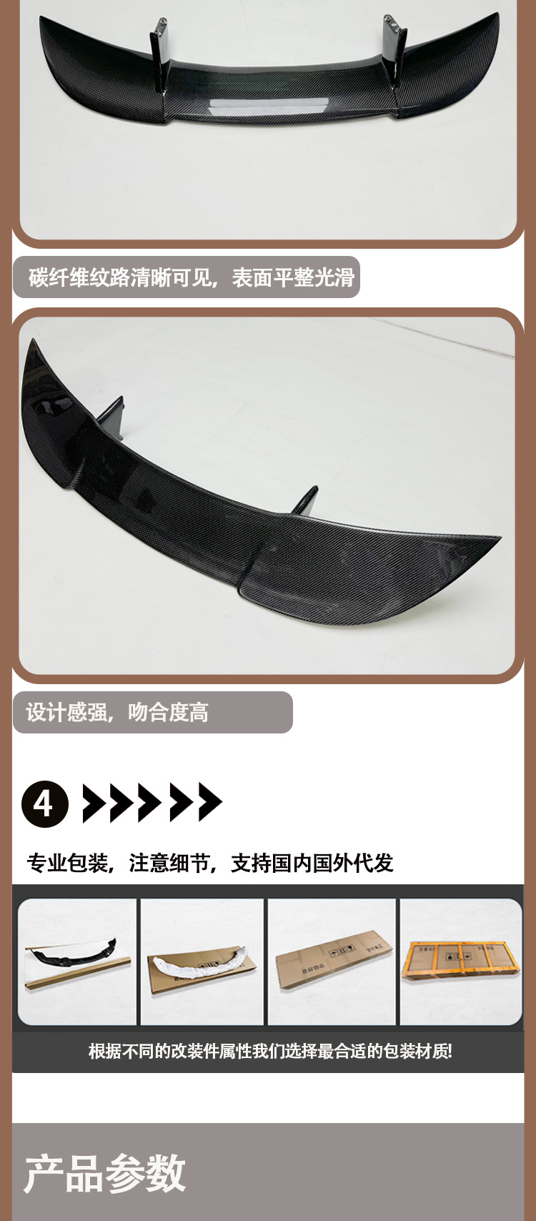 BMW I8 TOP carbon fiber tail wing wing rear spoiler for 2015-2021
