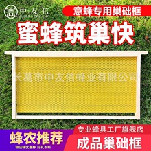 意蜂巢础框成品带框巢础全杉木蜂具巢脾意蜂巢础全套养蜂工具