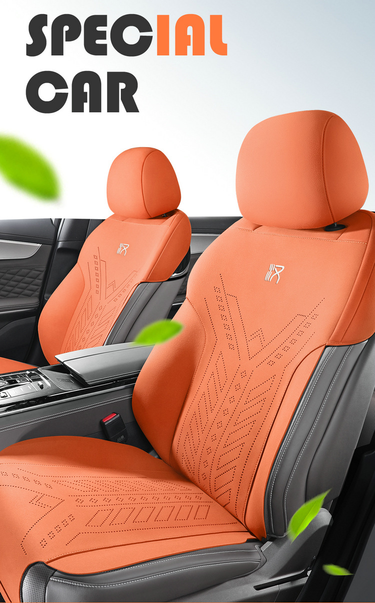 Byd Han Special Saddle Cushion Car Seat Cushion Four-Season Universal Seat Cover Breathable Suede Leather Seat Cushion Interior Accessories