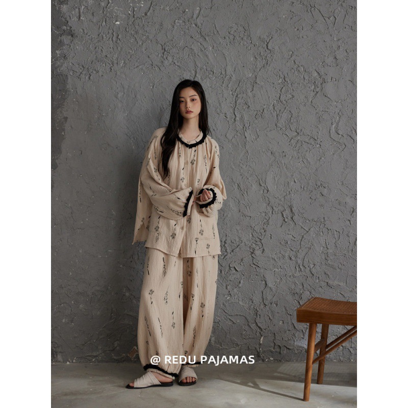 Retro cotton autumn pijama