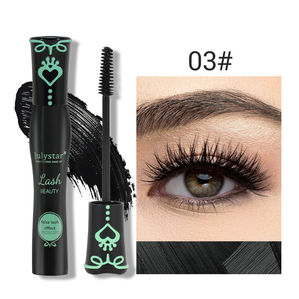 Cross-border makeup, thick and natural, curling mascara, waterproof, sweat-proof, non-smudge, long-lasting eyelash base cream, slender and long undefined