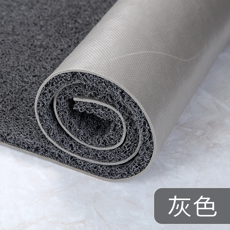 玄関マット 厚手 プラスチック製 ファイバーマット 滑り止め 防水 カーペット 家庭用 玄関マット カット可能|undefined