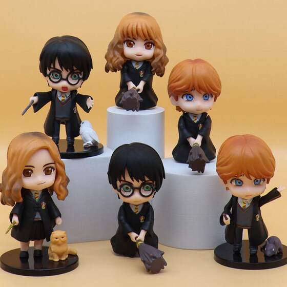 Harry Potter Anime Figure Blind Box Doll Hand-held Wholesale Ornaments Car Doll Hermione Ron