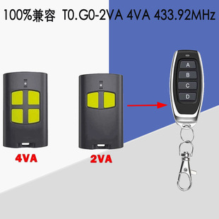 Compatible with Beninca Garage Door Remote Control 433.92Mhz Rolling Code To.Go 2Va 4Va Garage Door