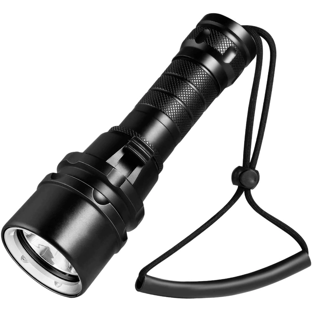 Мощный белый свет L2 профессиональный глубоководное подводное освещение для пополнения света сильный свет погружной фонарик светодиодный магнитный переключатель