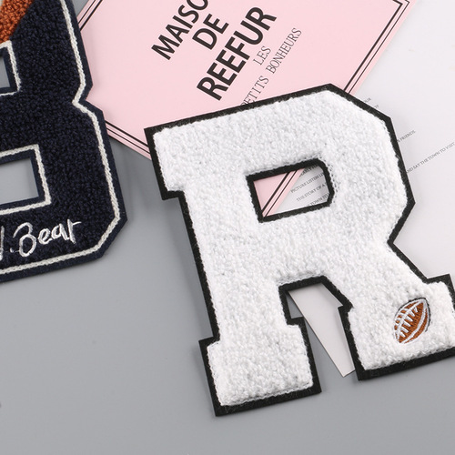 Duoku computer embroidery label English letters towel embroidery patch patch clothing accessories badge embroidery patch patch patch