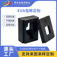 供应EVA防静电内衬定制 开槽冲压雕刻一体工艺加工EVA泡棉香水盒