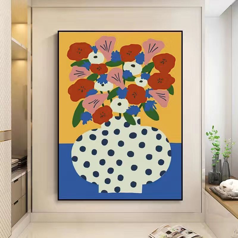 马蒂斯抽象派挂画客厅大幅北欧装饰画高级感小众艺术沙发背景油画|undefined