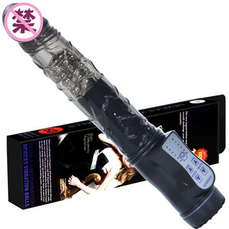 Thor's Gadget Rotating Massager, Black Diamond Male Sex Toy, Vibrating Penis Female Erotic Self-Stimulation Device, Adult Product