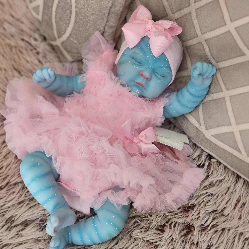 Muñeca de simulación de 19inch Avatar pintada a mano para enviar juguetes para niños, muñecas de regalo, suministro de comercio electrónico transfronterizo
