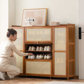 鞋柜门口家用楼道入户门玄关柜一体阳台收纳经济型新款小户型鞋架