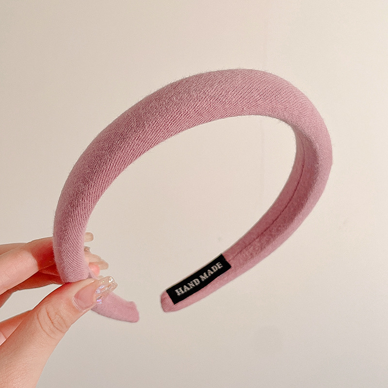 Meilad High Crane Top Hairband 2025 nuevo estilo de alta sensación Hairband tela esponja de otoño y invierno prensado tocado coreano