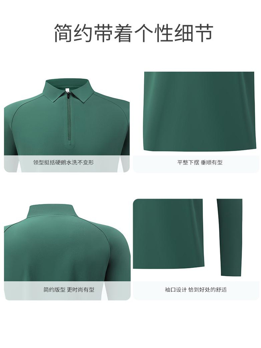 Camisas de polo deportivas de alta calidad, ropa de trabajo blanca, camiseta de collar para hombres, camiseta de polo de manga larga personalizada