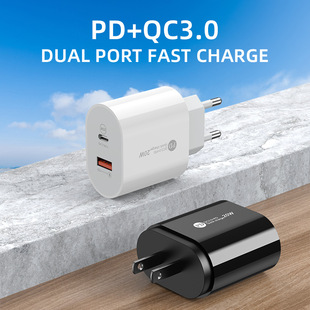 For mobile phone Android QC3.0 mobile phone charger Apple mobile phone PD20W charging head A C charger universal