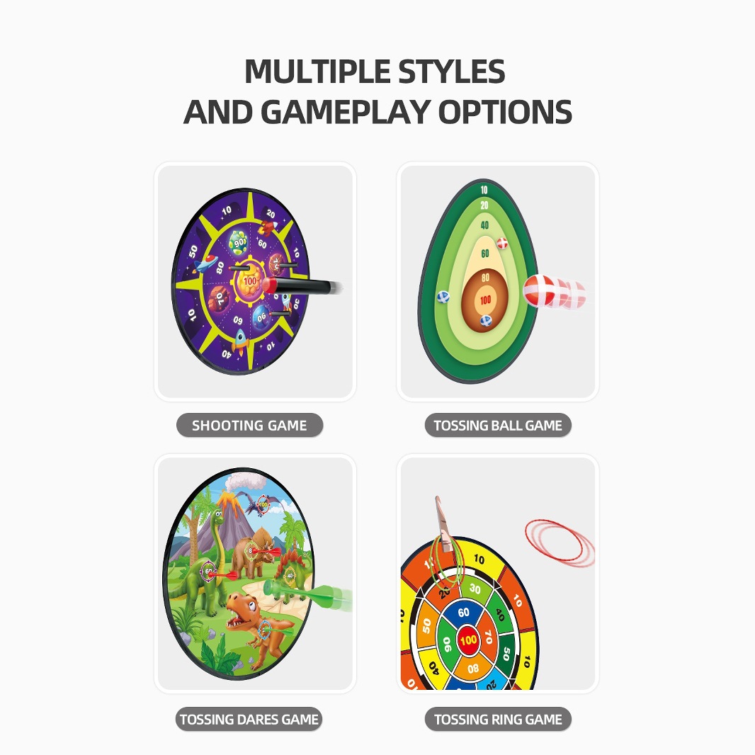 Niños transfronterizos bolas pegajosas dardo disparar objetivos bolsa de arena juguetes para padres e hijos indoor y exterior lanzar set de dardo al por mayor