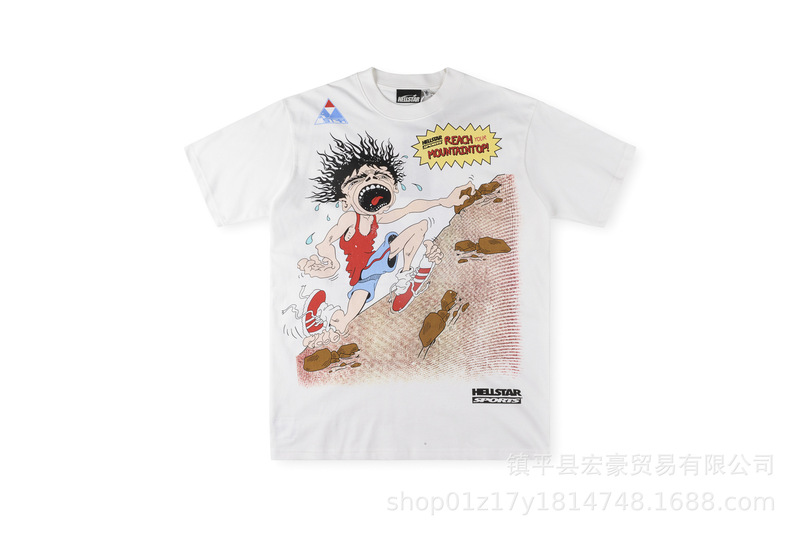 25SS新型アメリカンカラー洗水フード付きの男性と女性の上着のtシャツのジーンズの5分のズボン|undefined