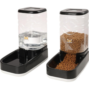 2025 New Cross-Border Dropshipping Automatic Cat Feeder Gravity Type Food and Water Cross-Border Dropshipping