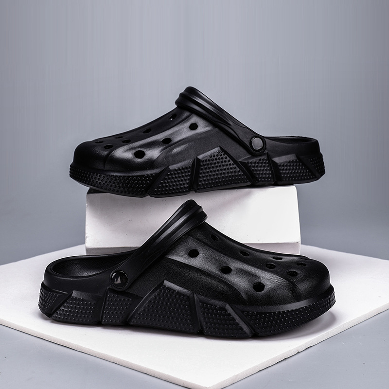 Zapatos para hombres de verano nueva pareja pisar mierda sensación zapatillas EVA para mujeres al aire libre ocio dos zapatos de playa