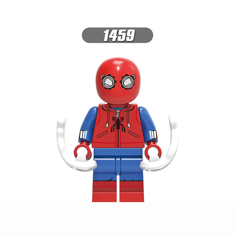 国境を越えた卸売ホットセール互換性のあるレゴスパイダーマンミニフィギュアシリーズ子供の教育用組み立て式小さな粒子ビルディングブロックおもちゃ|undefined