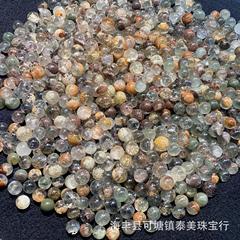 天然花幽霊散珠無孔単珠聚宝盆四季幽霊裸石ペンダント指輪モザイクdiy卸売り
