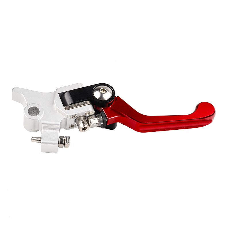 Off-Road Motorcycle Accessories Ktm Silver-White Front Disc Brake Pump with Folding Handle Hydraulic Brake Pump