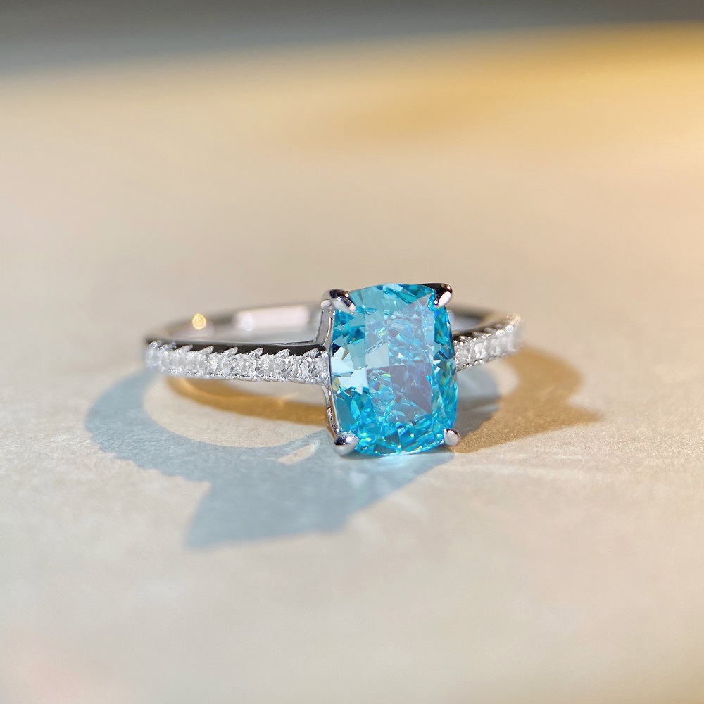 Fashion Oval Sterling Silver Plating Rhinestones Rings 1 Piece