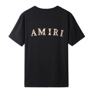 �ļ��¿�AMIRI���y��ĸӡ���������b��ɫT�� #2242