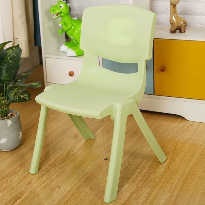 Kindergarten Chair with Backrest, Plastic Chair for Babies, Household Small Chair, Stool, Thickened Children's Chair
