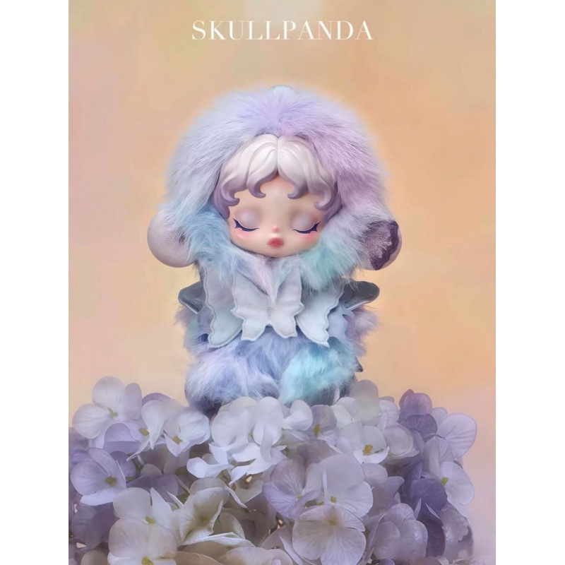 光织园系列二代新款SKULLPANDA冬日乐章搪胶毛绒盲盒挂件潮玩礼物|undefined