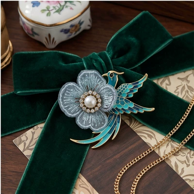 Handmade Enamel Vintage High-end Phoenix: Yaxa sancaqları