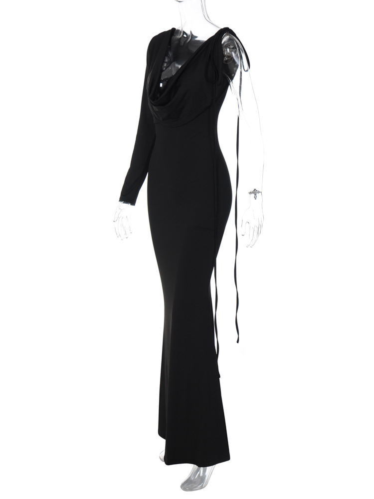 Dress silhouette on model