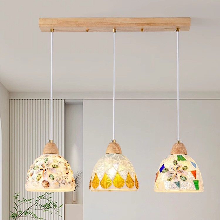 Medieval Style Bauhaus Glass Three-Head Restaurant Chandelier Nordic Bedside Lamp Atmosphere Entrance Inn Bar Chandelier Medieval Style Bauhaus Glass Three-Head Restaurant Chandelier Nordic Bedside Lamp Atmosphere Entrance Inn Bar Chandelier