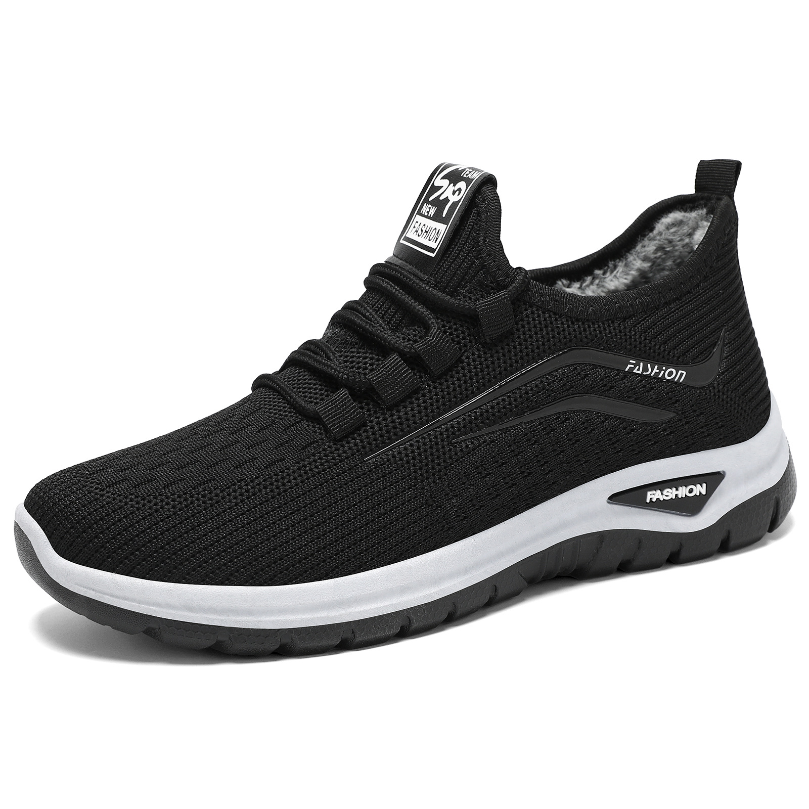 Zapatos de algodón de invierno para mujeres más veludo y grueso zapatos de caminar nuevos zapatos de mujer poco profundos al aire libre botas de nieve de algodón caliente