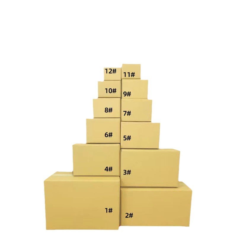 N ° 4 cartón Wenwei embalaje 4 #35*19*23cm entrega expresa cartón extra duro al por mayor logística caja de embalaje