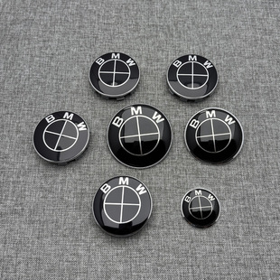 Suitable for Bmw New 5 Series 3 Series 1 Series Modified Thunder Limited Edition Front and Rear Logo X1X3X5 Wheel Hub Cap Logo Car Logo