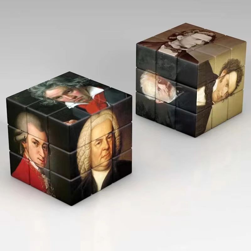 Marx Ma Zheche científico de tercer nivel creativo uv cubo de rubic juguetes de enseñanza alrededor de los estudiantes regalos de acertijo