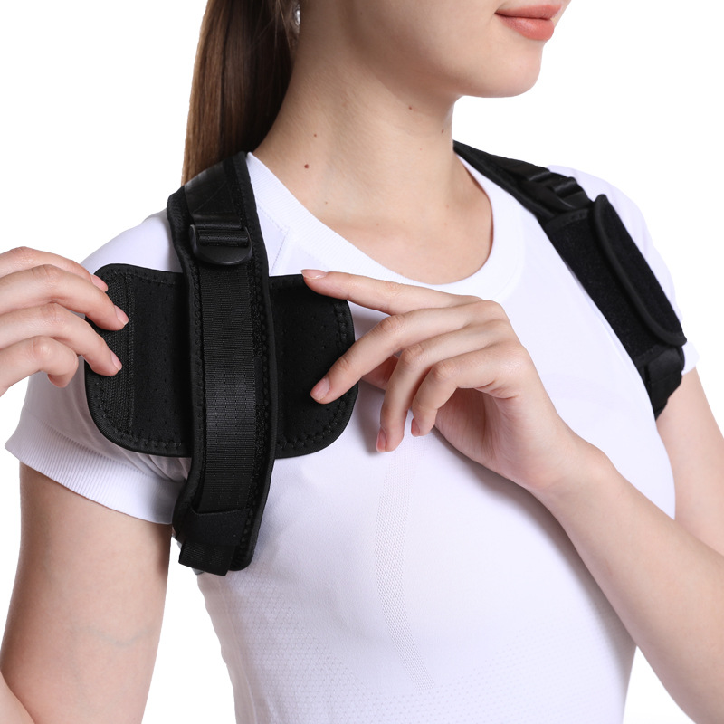 可调节背部矫正带驼背久坐腰背部塑型矫姿带挺胸姿矫正器定做贴牌